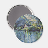 Aimant Paul Cézanne - Lac d'Annecy (Recto/Verso)