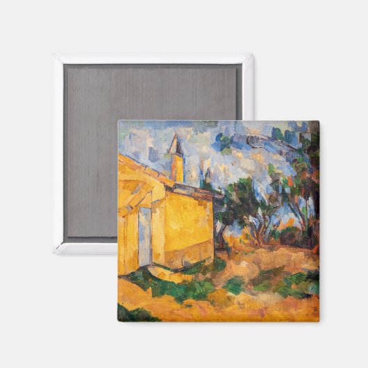 Aimant Paul Cezanne - Le Cabanon de Jourdan (Recto/Verso)