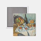 Aimant Paul Cezanne - Le panier des pommes (Recto/Verso)