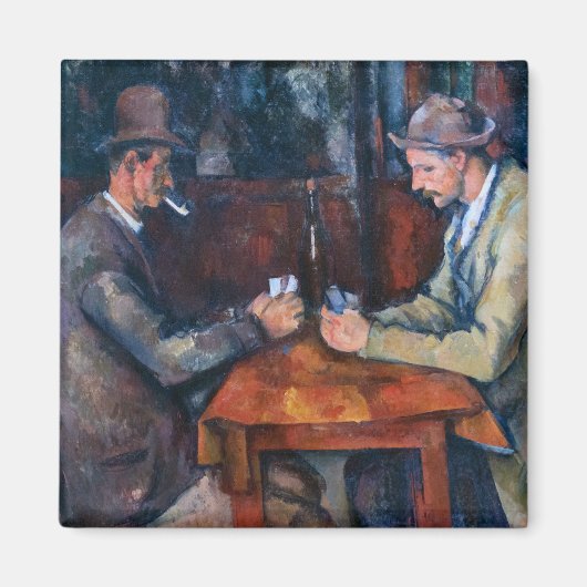 Aimant Paul Cezanne - Les Joueurs De Cartes (Devant)