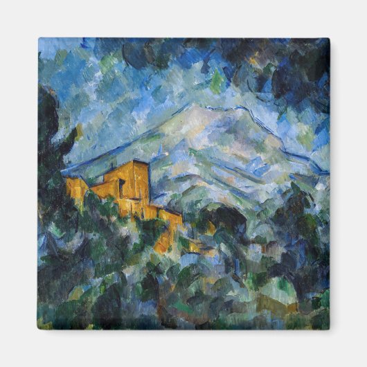 Aimant Paul Cezanne - Mont Saint-Victoire & Château Noir (Devant)