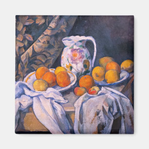 Aimant Paul Cezanne - Nature morte au rideau