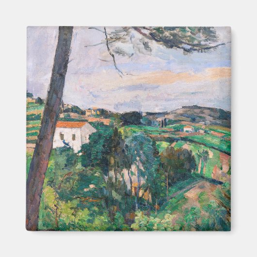 Aimant Paul Cezanne - Pin à L'Estaque (Devant)