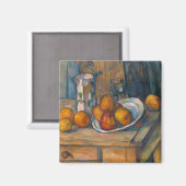 Aimant Paul Cezanne - Vie morte avec Jug de Lait et Fruit (Recto/Verso)
