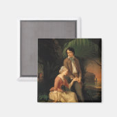 Aimant Paul et Virginie (Recto/Verso)