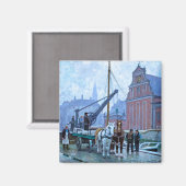Aimant Paul Fischer L'Eglise Holmen Copenhague (Recto/Verso)