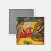 Aimant Paul Gauguin - Femmes tahitiennes / Parau Api (Recto/Verso)