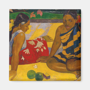 Aimant Paul Gauguin - Femmes tahitiennes / Parau Api