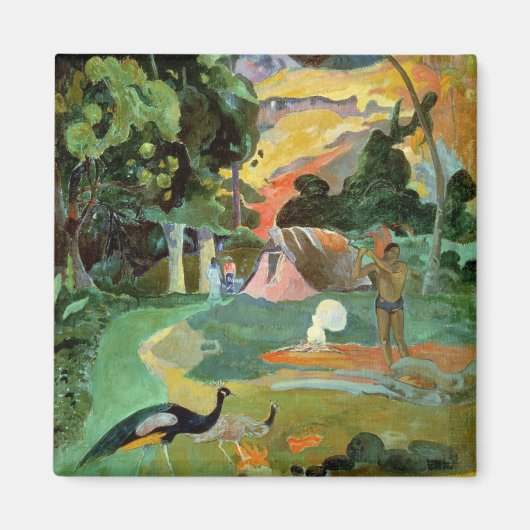 Aimant Paul Gauguin | Matamoe or, Landscap with Peacocks (Devant)