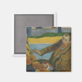 Aimant Paul Gauguin Vincent van Gogh peinture tournesols (Recto/Verso)