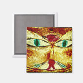 Aimant Paul Klee art : Chat et Oiseau (Recto/Verso)