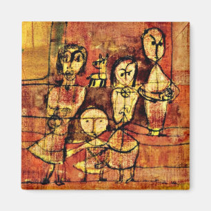 Aimant Paul Klee Art : Enfants et Chien