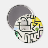 Aimant Paul Klee Rich Harbour Expressionnisme Abstrait (Recto/Verso)