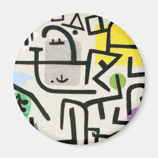 Aimant Paul Klee Rich Harbour Expressionnisme Abstrait (Devant)