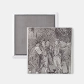 Aimant Paul Revere à Lexington (Recto/Verso)