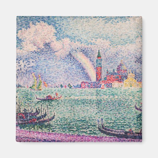 Aimant Paul Signac - Arc-en-ciel, Venise (Devant)
