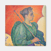 Aimant Paul Signac - Femme avec un parasol (Devant)