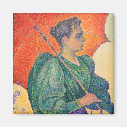 Aimant Paul Signac - Femme avec un parasol (Devant)