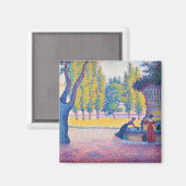 Aimant Paul Signac - Fontaine des Lices, Saint-Tropez (Recto/Verso)