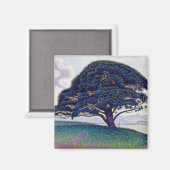 Aimant Paul Signac - Le pin de Bonaventure (Recto/Verso)