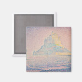 Aimant Paul Signac - Mont Saint Michel Fog et Soleil (Recto/Verso)