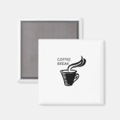 Aimant Pause café (Recto/Verso)