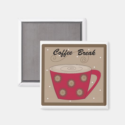 Aimant Pause café (Recto/Verso)
