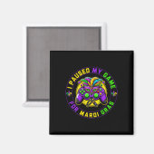 Aimant Pause Mon Jeu Pour Mardi Gras Jeu Vidéo Mardi Gra (Recto/Verso)