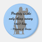 Aimant Pauvreté de la diversité (Devant)