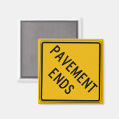 Aimant Pavement se termine 1, Signal d'avertissement de t (Recto/Verso)