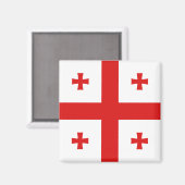 Aimant Pavillon de Géorgie (Recto/Verso)