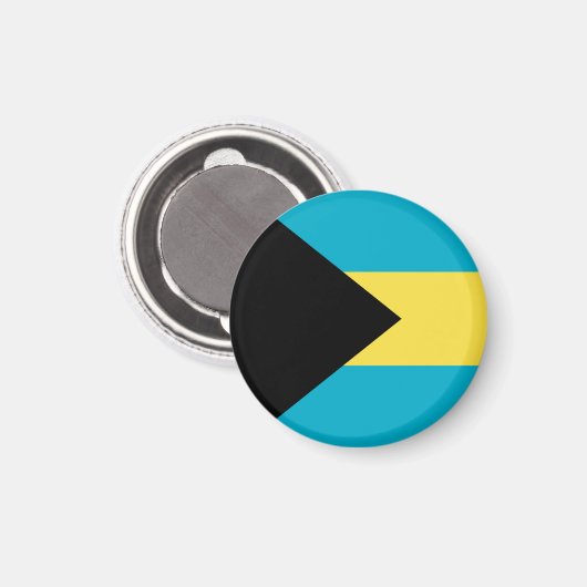 Aimant pavillon des Bahamas (Recto/Verso)