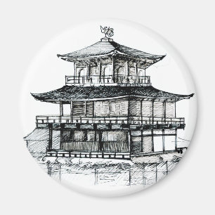 Aimant Pavillon d'or Kinkakuji Kyoto.png