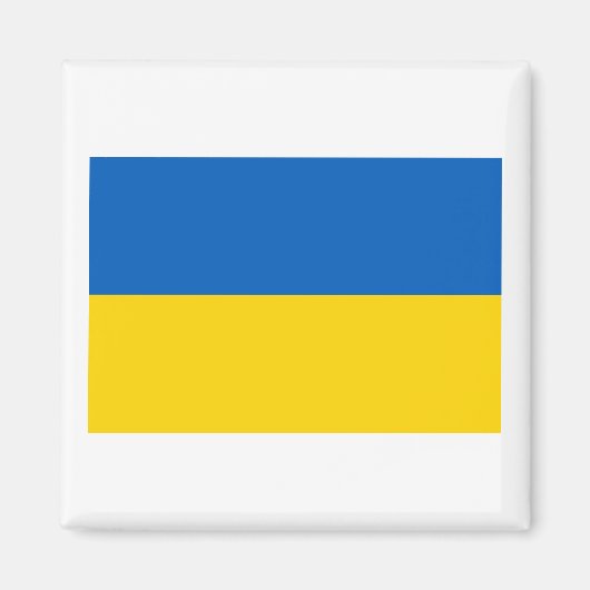 Aimant Pavillon national de l'Ukraine (Devant)