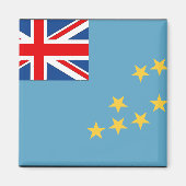 Aimant Pavillon Tuvalu (Devant)