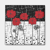 Aimant Pavot rouge (Devant)