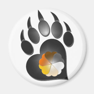 Aimant Paw Coeur Pride de l'ours