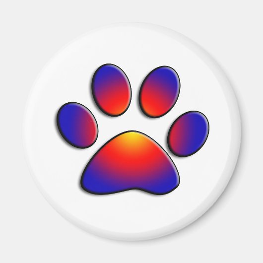 AIMANT PAW COLORÉ (Devant)