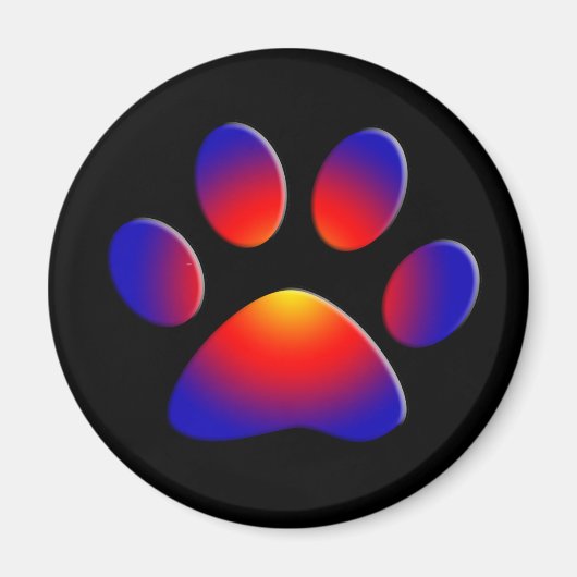 AIMANT PAW COLORÉ (Devant)
