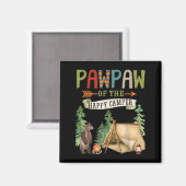 Aimant Pawpaw Of The Happy Camper First Birthday Camng (Recto/Verso)
