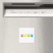 Aimant Paws colorés (In Situ (Lave-vaisselle))