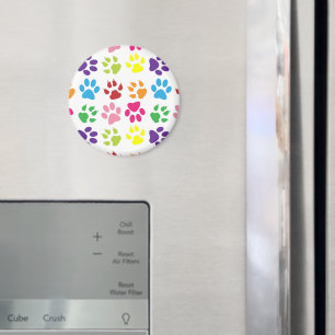 Aimant Paws Colorés, Paws Chiens, Paws Chat