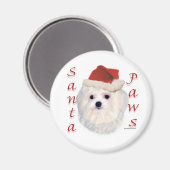 Aimant Paws de Père Noël (Recto/Verso)