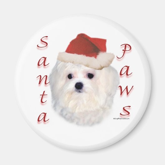 Aimant Paws de Père Noël (Devant)