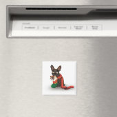 Aimant Pax & Huey Christmas Stocking (In Situ (Lave-vaisselle))