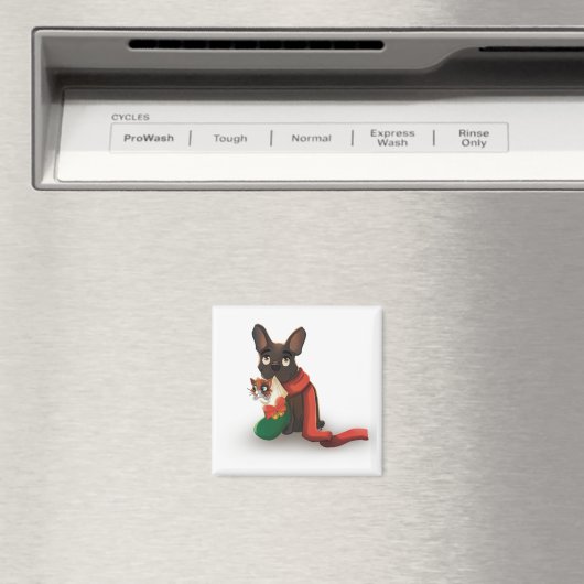 Aimant Pax & Huey Christmas Stocking (In Situ (Lave-vaisselle))