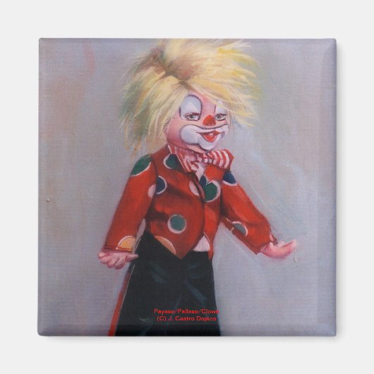 Aimant Payaso/Pallaso/Clown (Devant)