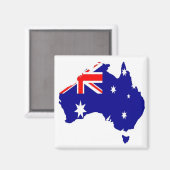 Aimant Pays australien (Recto/Verso)