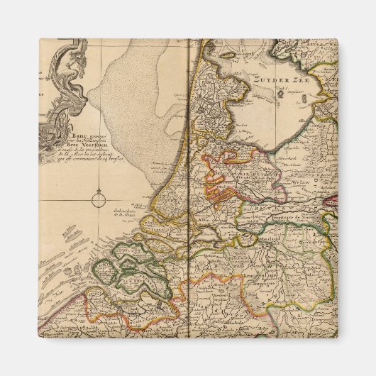 Aimant Pays-Bas et Belgique (Devant)