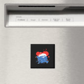 Aimant Pays-Bas Flag Snowboard - Dutch Snowboard (In Situ (Lave-vaisselle))